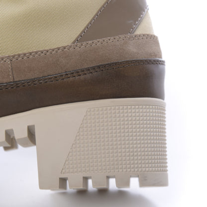 Louis Vuitton Suede Calfskin Monogram Laureate Platform Desert Boots 37 Beige 18 of 20