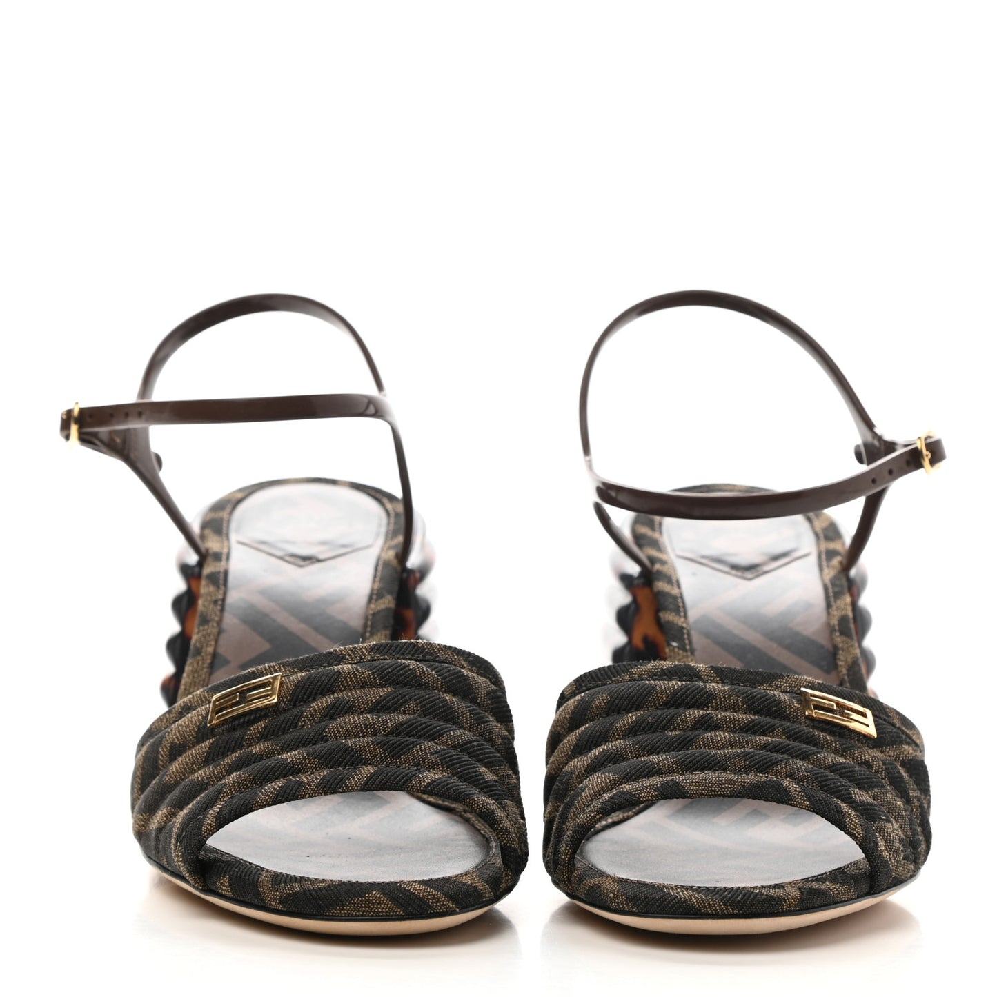 FF Tortoise Promenade Pumps 37 Tobacco