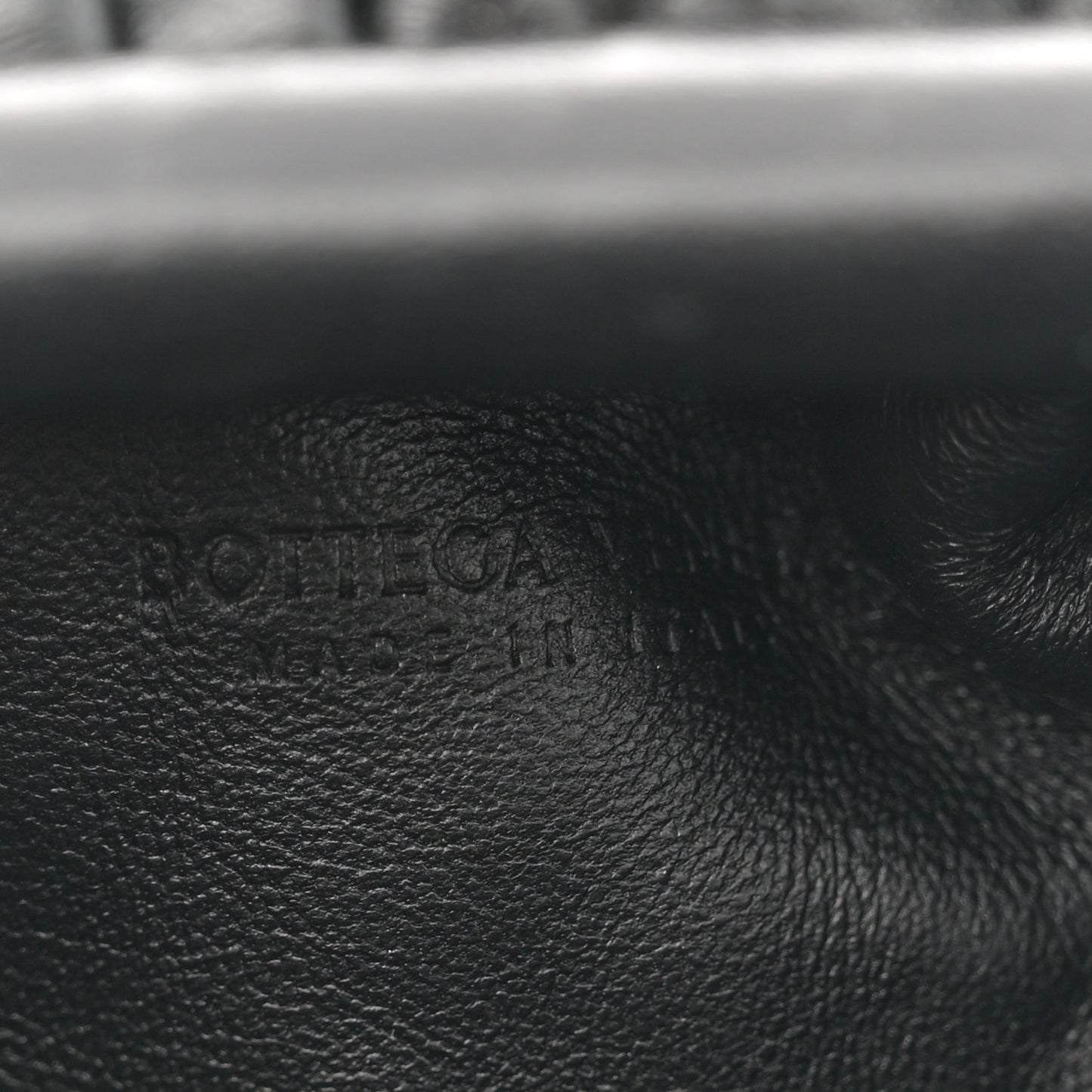 Nappa Intrecciato The Mini Pouch Black