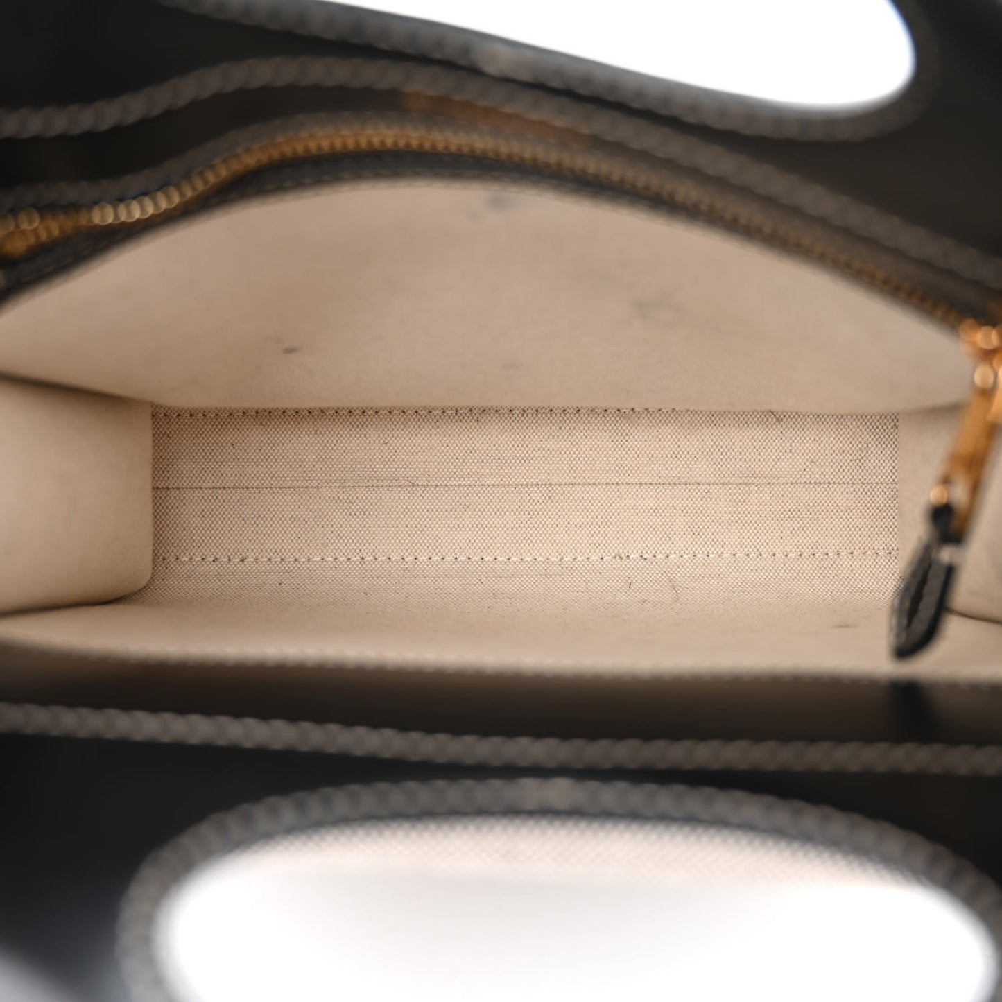 Smooth Calfskin Canvas Two Tone Mini Pocket Bag Black Tan