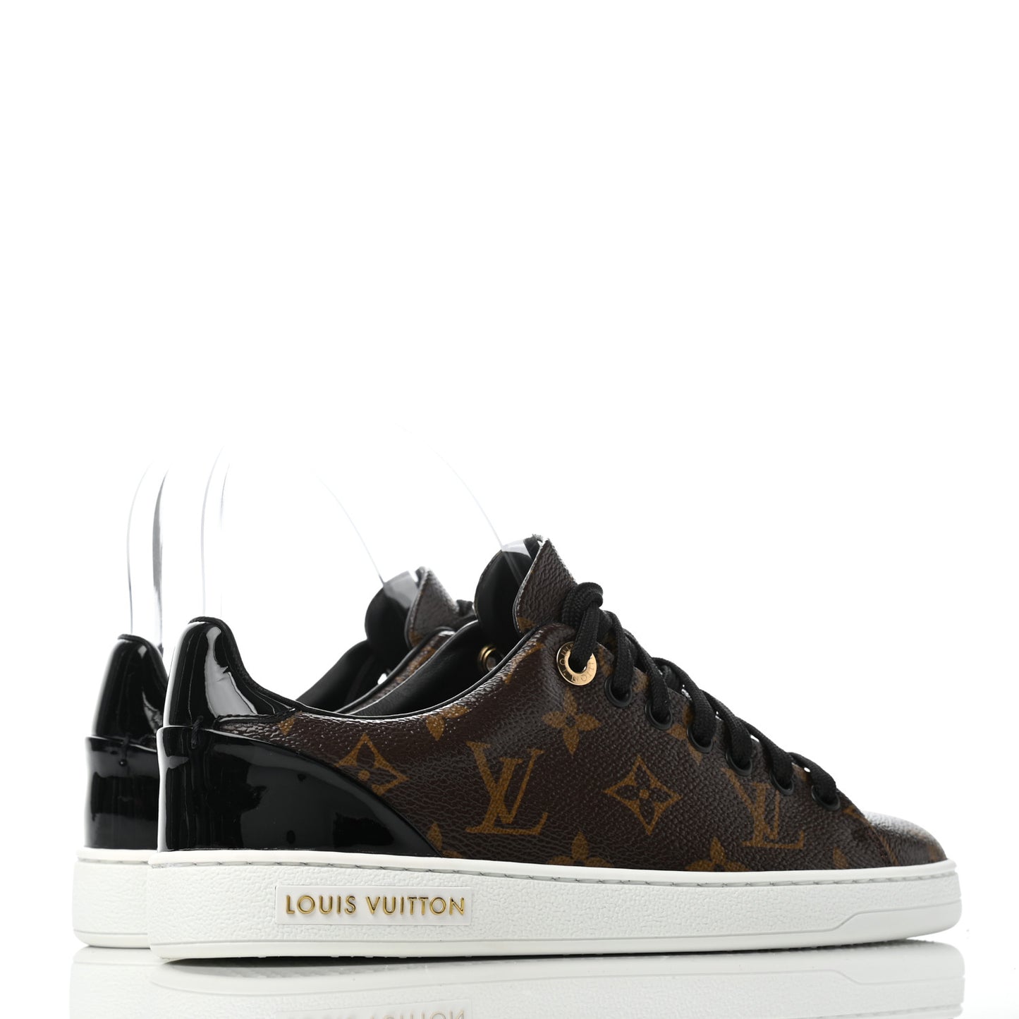 Patent Monogram Frontrow Sneakers 35