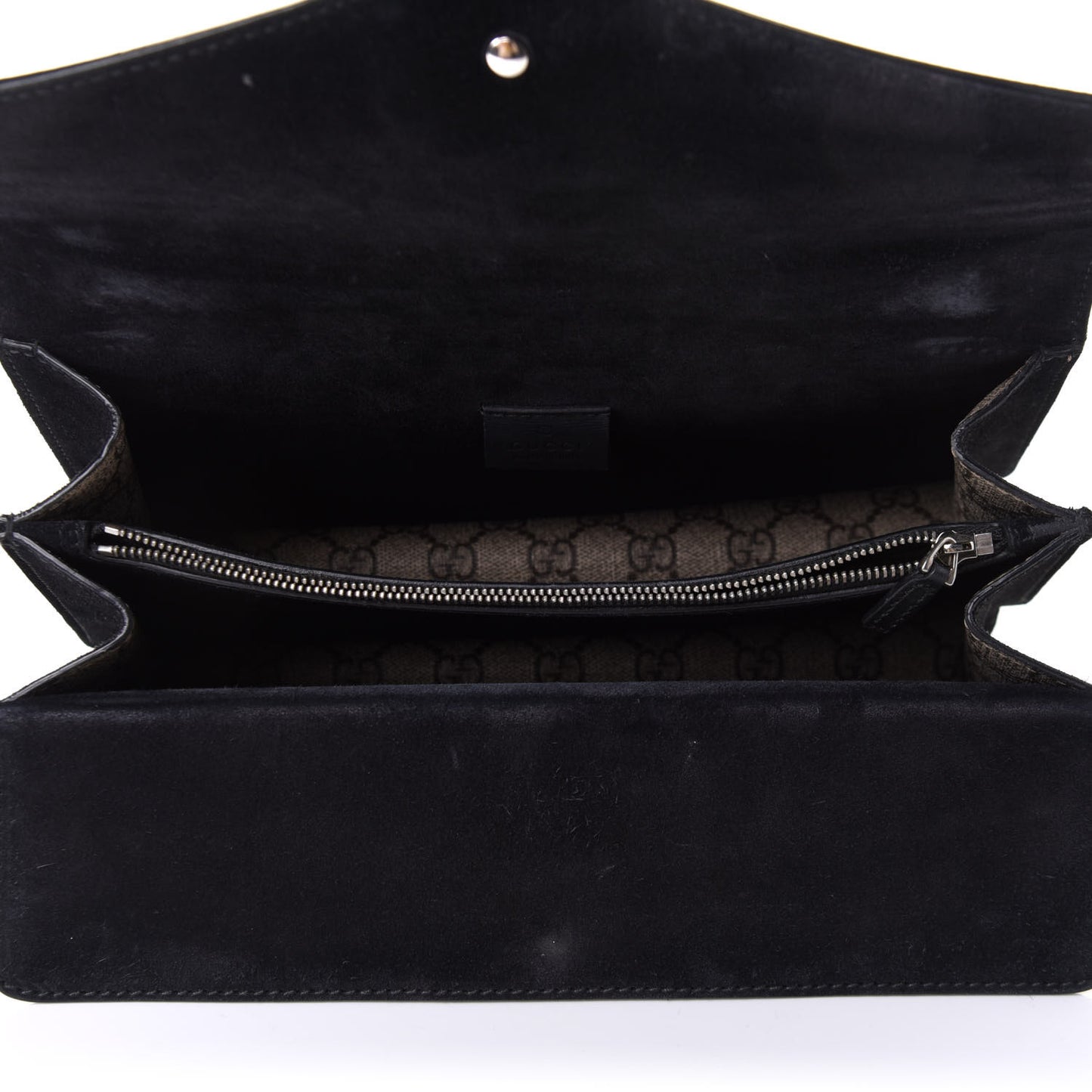 GG Supreme Monogram Small Dionysus Shoulder Bag Black