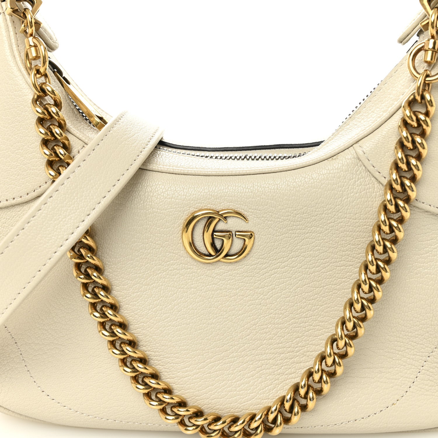 Gucci Goatskin Small Aphrodite Shoulder Bag Mystic White 1856728