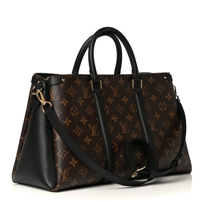 Louis Vuitton Monogram Soufflot MM Black 2 of 16