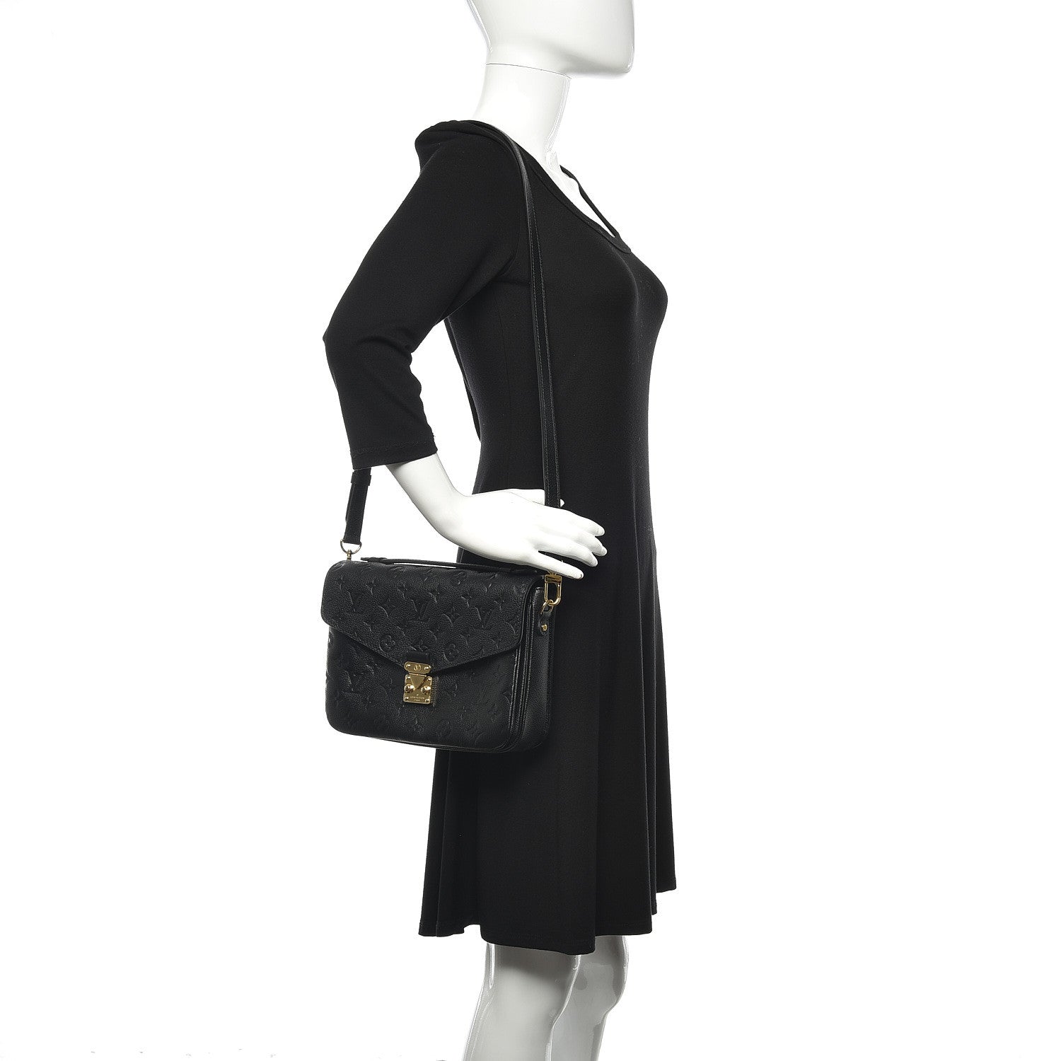 Louis Vuitton Empreinte Pochette Metis Black 2 of 11