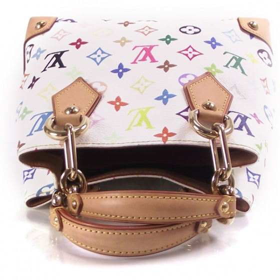 Louis Vuitton Monogram Multicolor Audra White 5 of 10