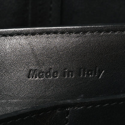 Celine Smooth Calfskin Tri-Fold Clutch on Chain Black 7 of 9