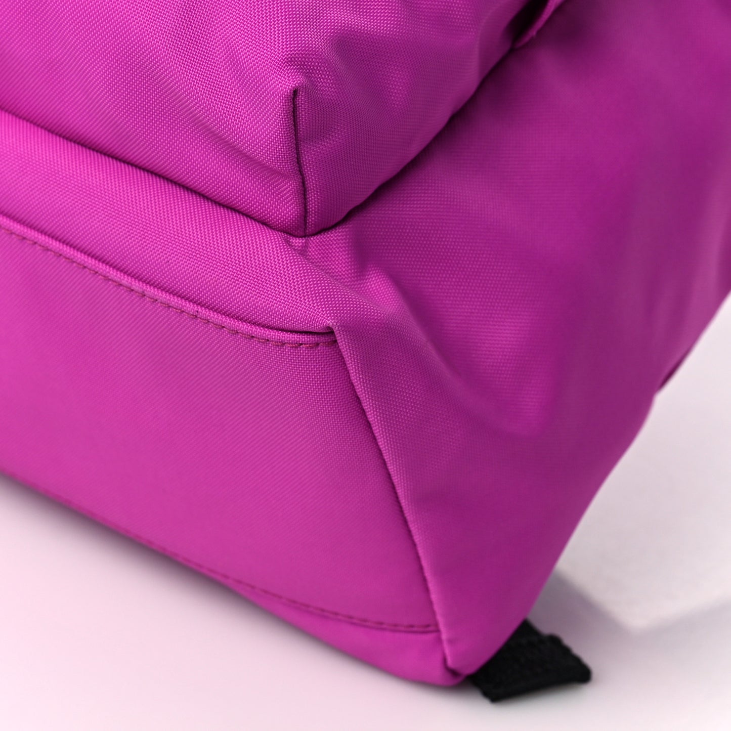 Sport Nylon Logo Embroidered S Wheel Backpack Fuchsia Black