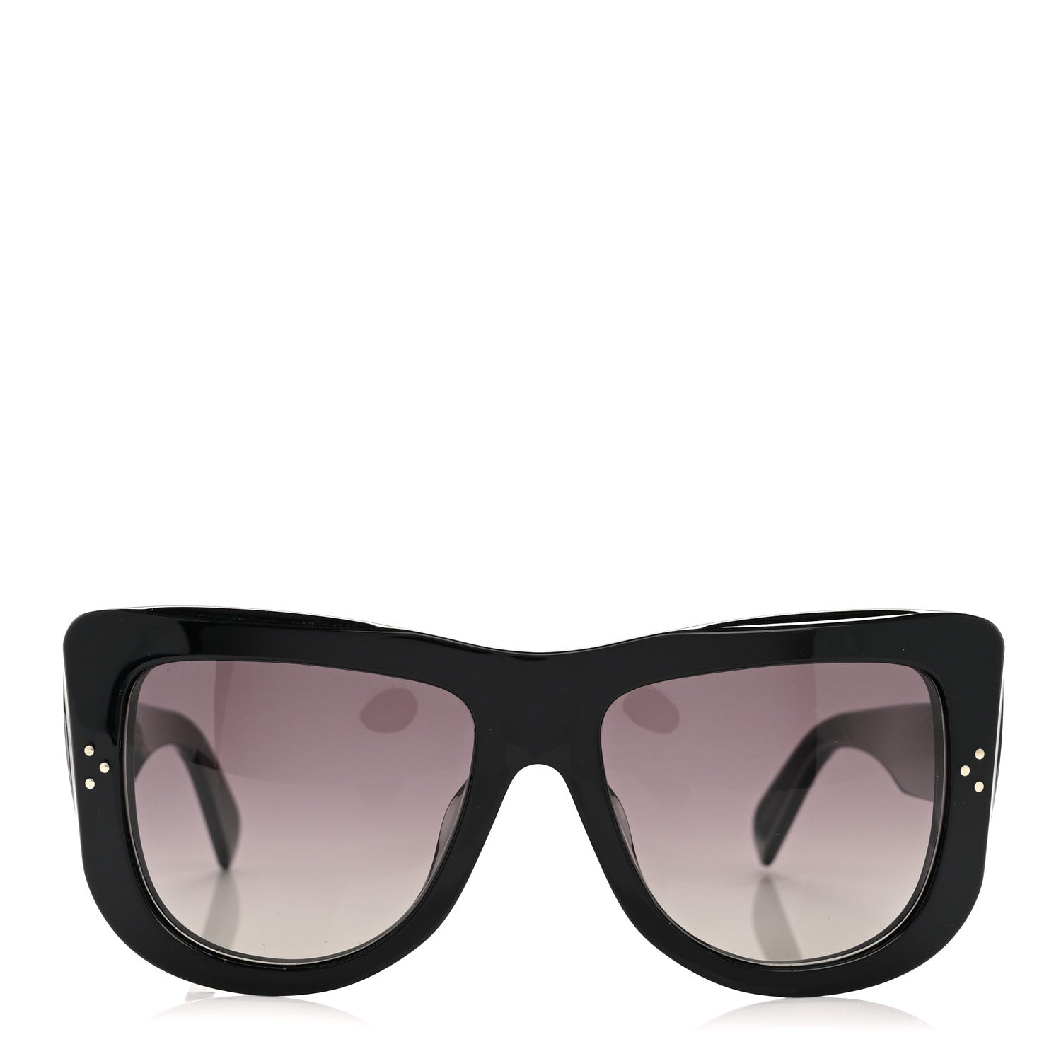 Celine Acetate Square Sunglasses CL40157U Black 2 of 7