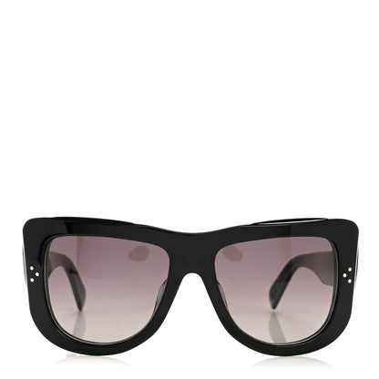 Celine Acetate Square Sunglasses CL40157U Black 2 of 7