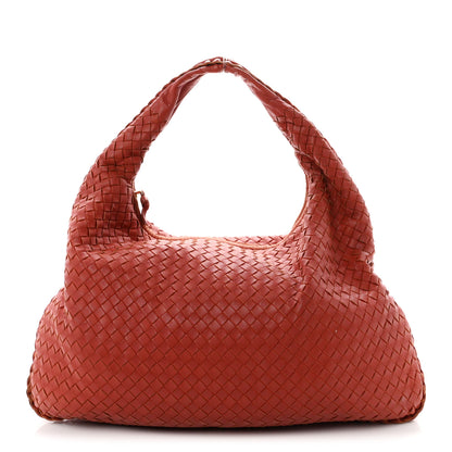 Bottega Veneta Nappa Intrecciato Large Veneta Hobo Brique 1 of 10