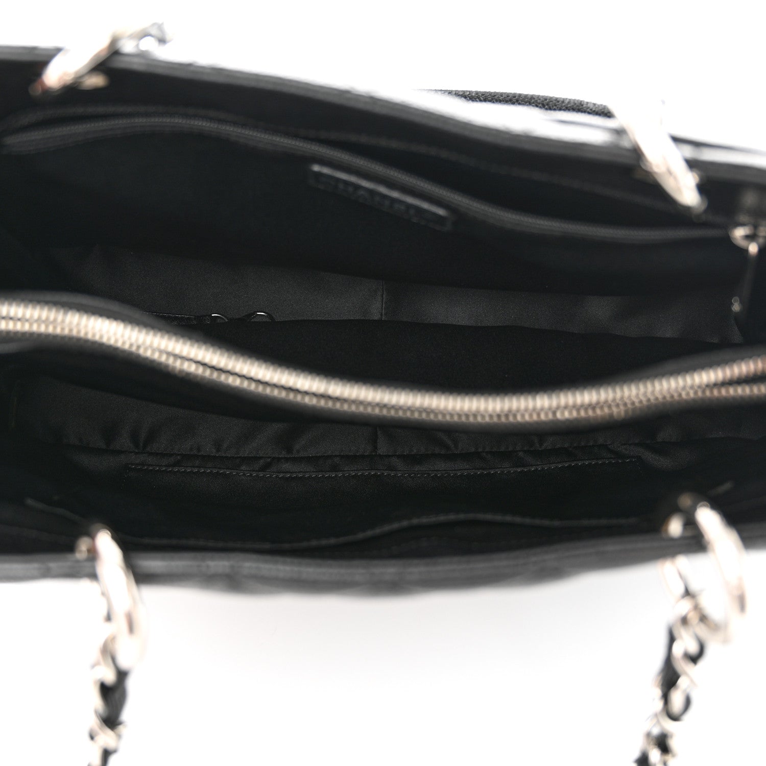 Chanel Caviar Quilted Grand Shopping Tote GST Black 5 of 10