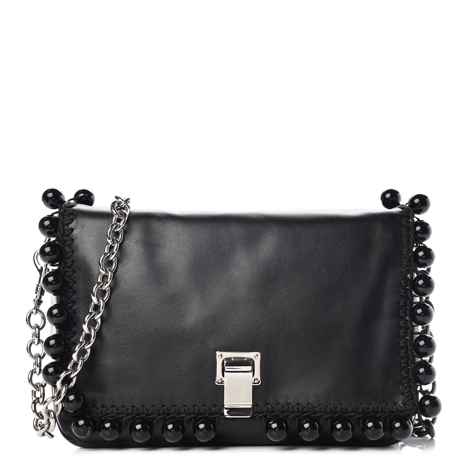 Proenza Schouler Calfskin Small Spheres Courier Black 1 of 10