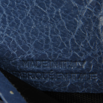 Balenciaga Agneau Classic Hardware Continental Zip Around Wallet Bleu Persan 7 of 8