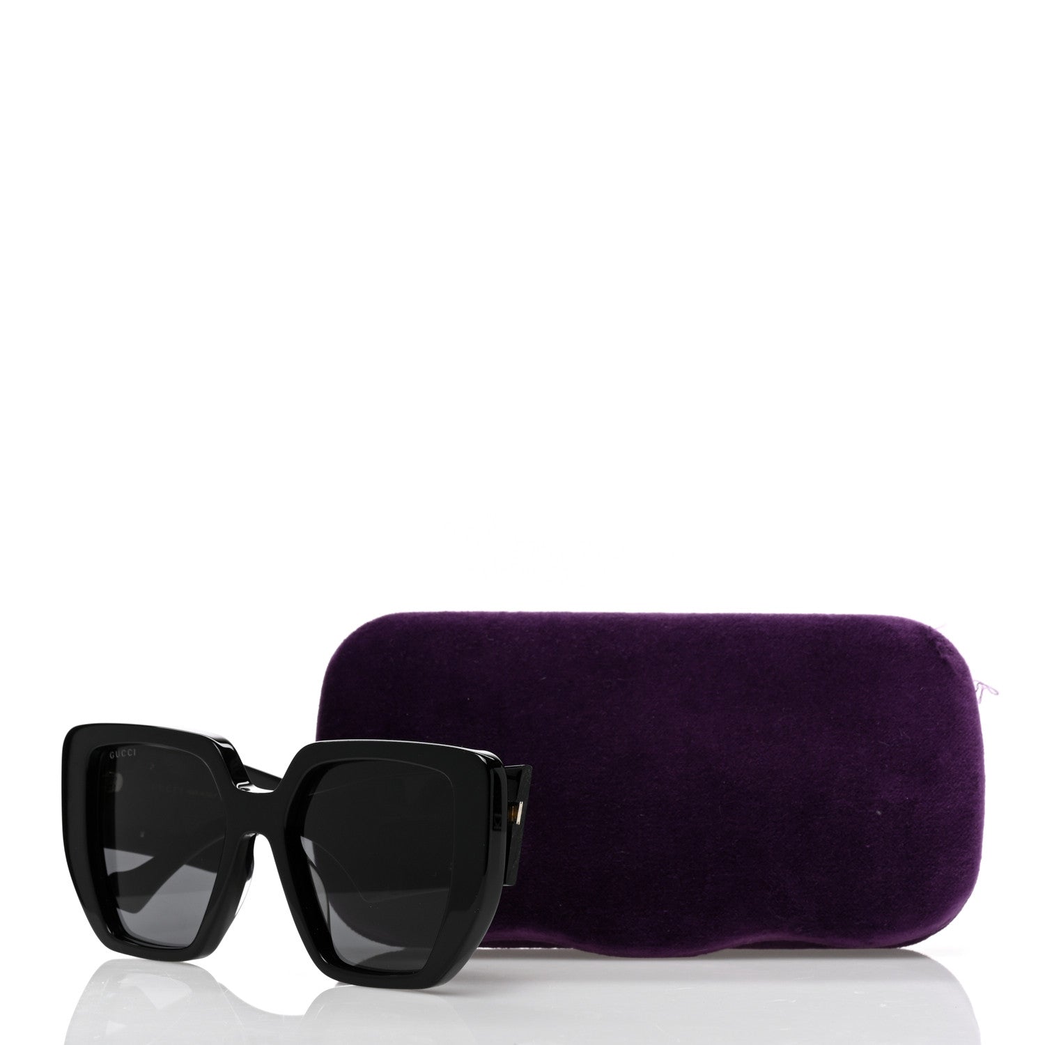 Gucci Acetate Square Frame Sunglasses GG0956S Black 8 of 8