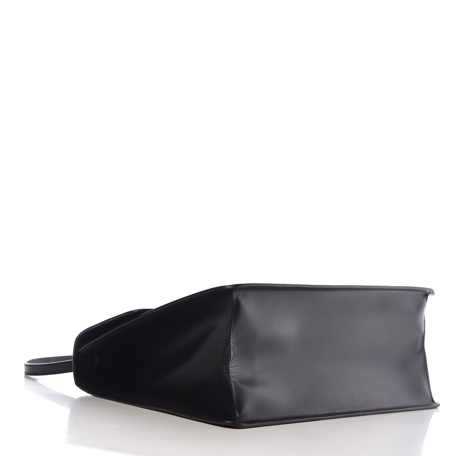 Gucci Calfskin Maxi Sylvie Top Handle Bag Black 4 of 9