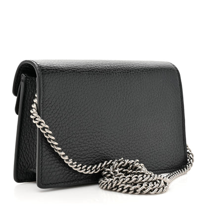 Gucci Calfskin Super Mini Dionysus Shoulder Bag Black 3 of 10