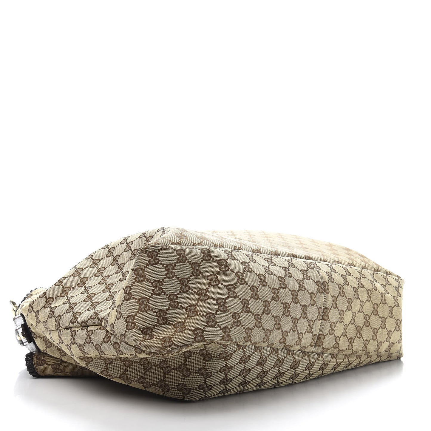Monogram Large Horsebit Chain Hobo Dark Brown