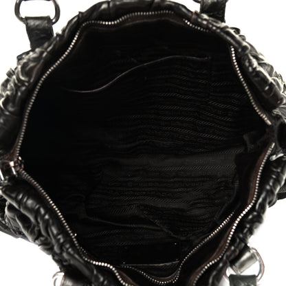 Prada Nappa Gaufre Tote Black 4 of 4