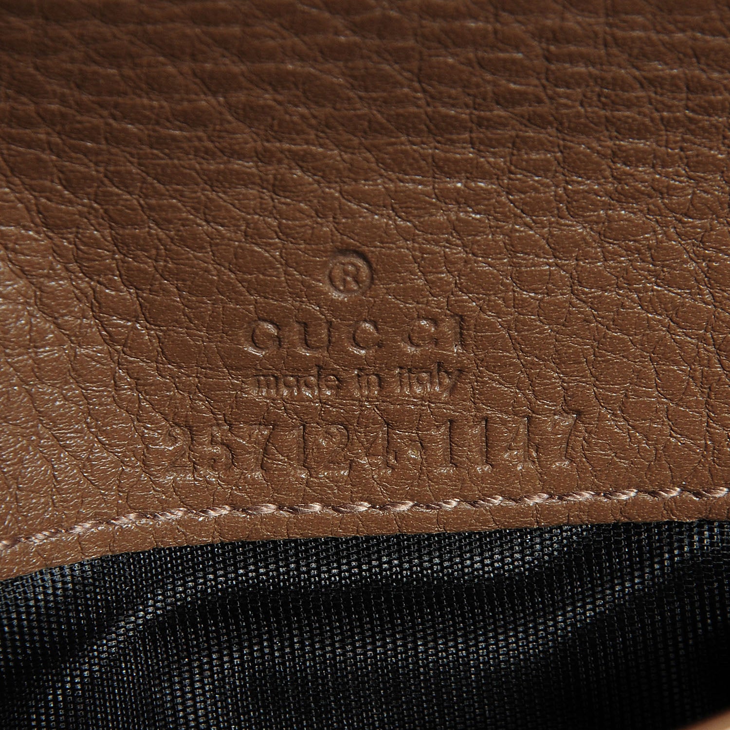 Gucci Python Stirrup Continental Wallet Brown 6 of 6