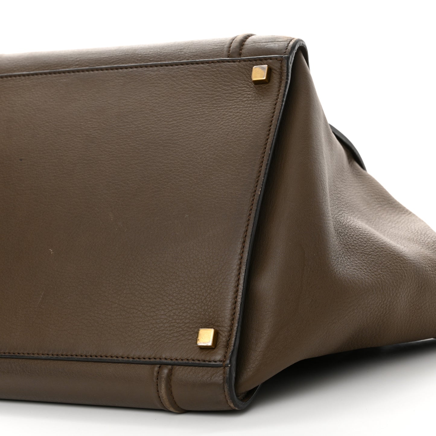 Grained Calfskin Medium Phantom Luggage Taupe