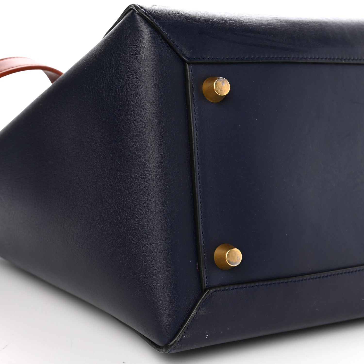 Celine Smooth Calfskin Large Bi-Color Belt Bag Midnight 11 of 12