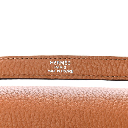 Hermes Taurillon Clemence Epsom Tadelakt Kellygraphie Lettre S Kelly Sellier 28 Toffee Ambre Fauve 17 of 23