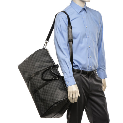Louis Vuitton Damier Graphite Keepall Bandouliere 55 2 of 7