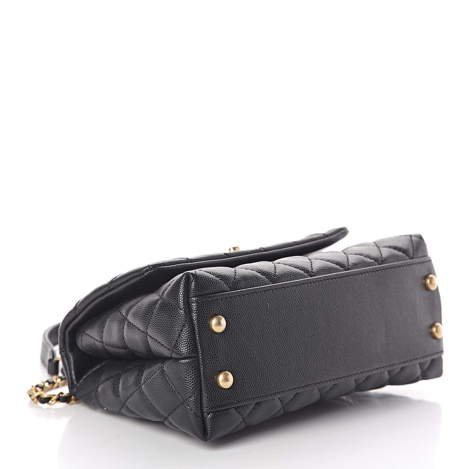 Chanel Caviar Quilted Mini Coco Handle Flap Black 4 of 10