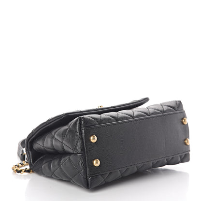 Chanel Caviar Quilted Mini Coco Handle Flap Black 4 of 10