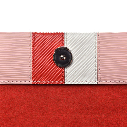 Louis Vuitton Epi Cluny MM Rose Ballerine Stripe 12 of 13