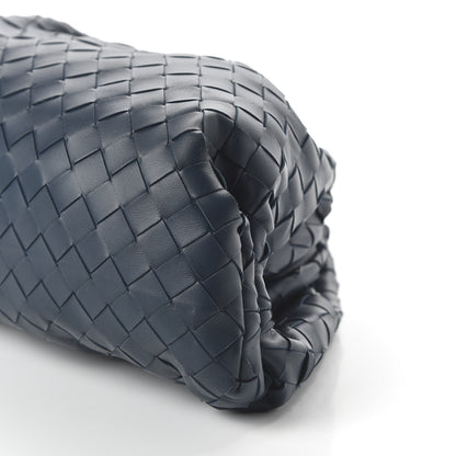 Bottega Veneta Nappa Maxi Intrecciato The Pouch Oversized Clutch Deep Blue 6 of 8