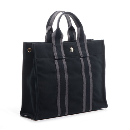 Hermes Canvas Fourre Tout PM Black 3 of 10