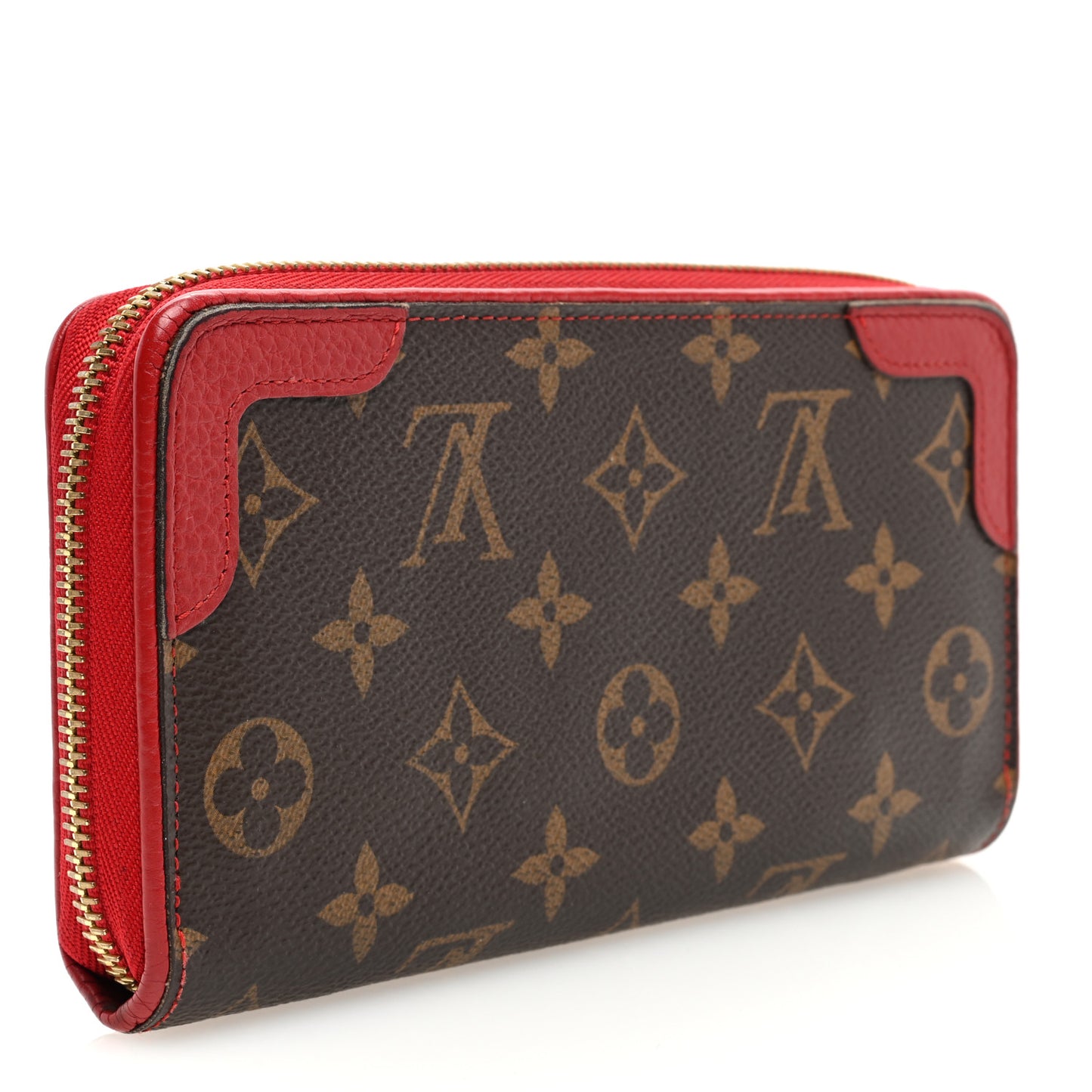 Monogram Retiro Zippy Wallet Cherry