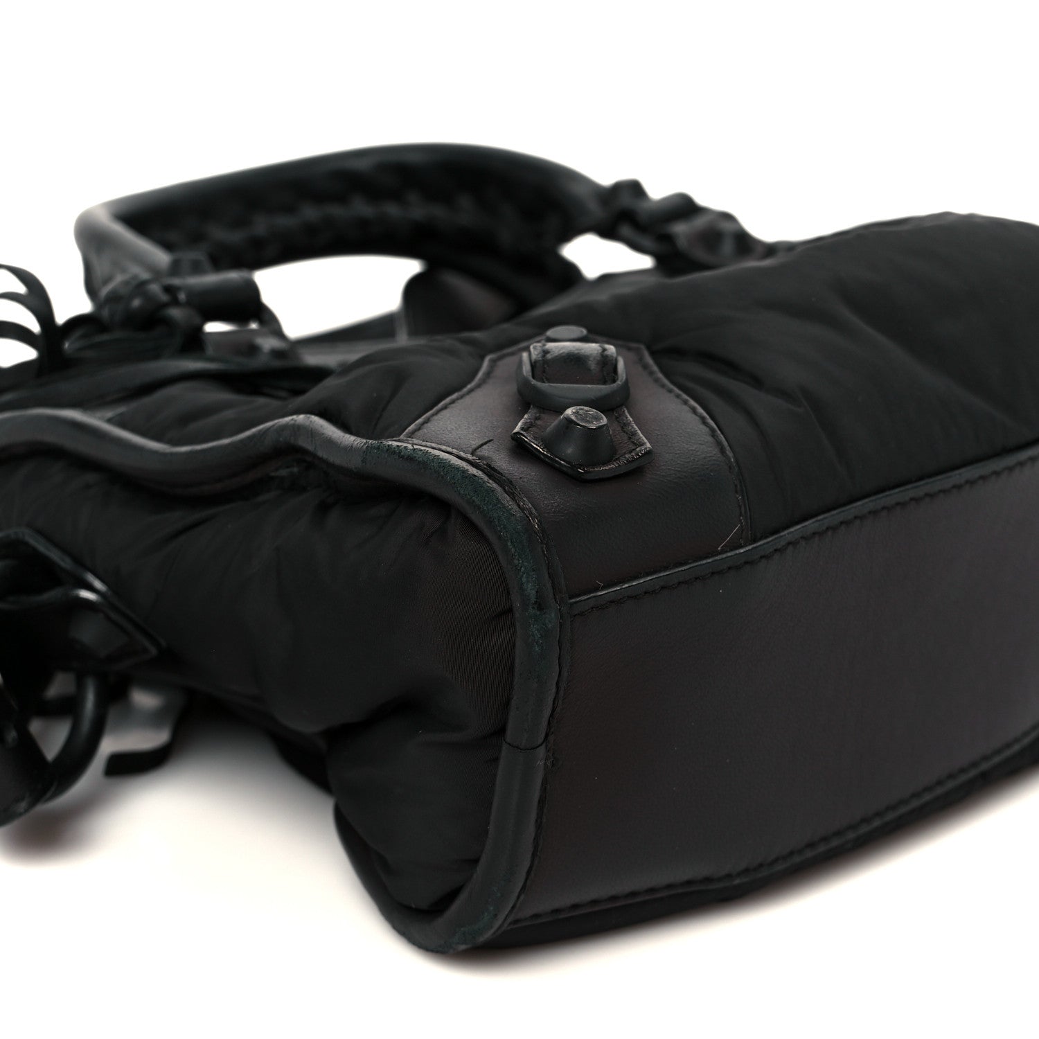 Balenciaga Nylon Agneau Classic Hardware Mini City Black 10 of 11