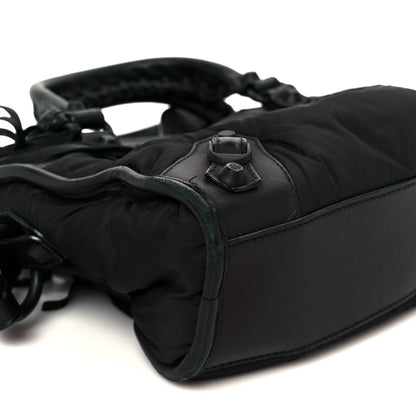 Balenciaga Nylon Agneau Classic Hardware Mini City Black 10 of 11