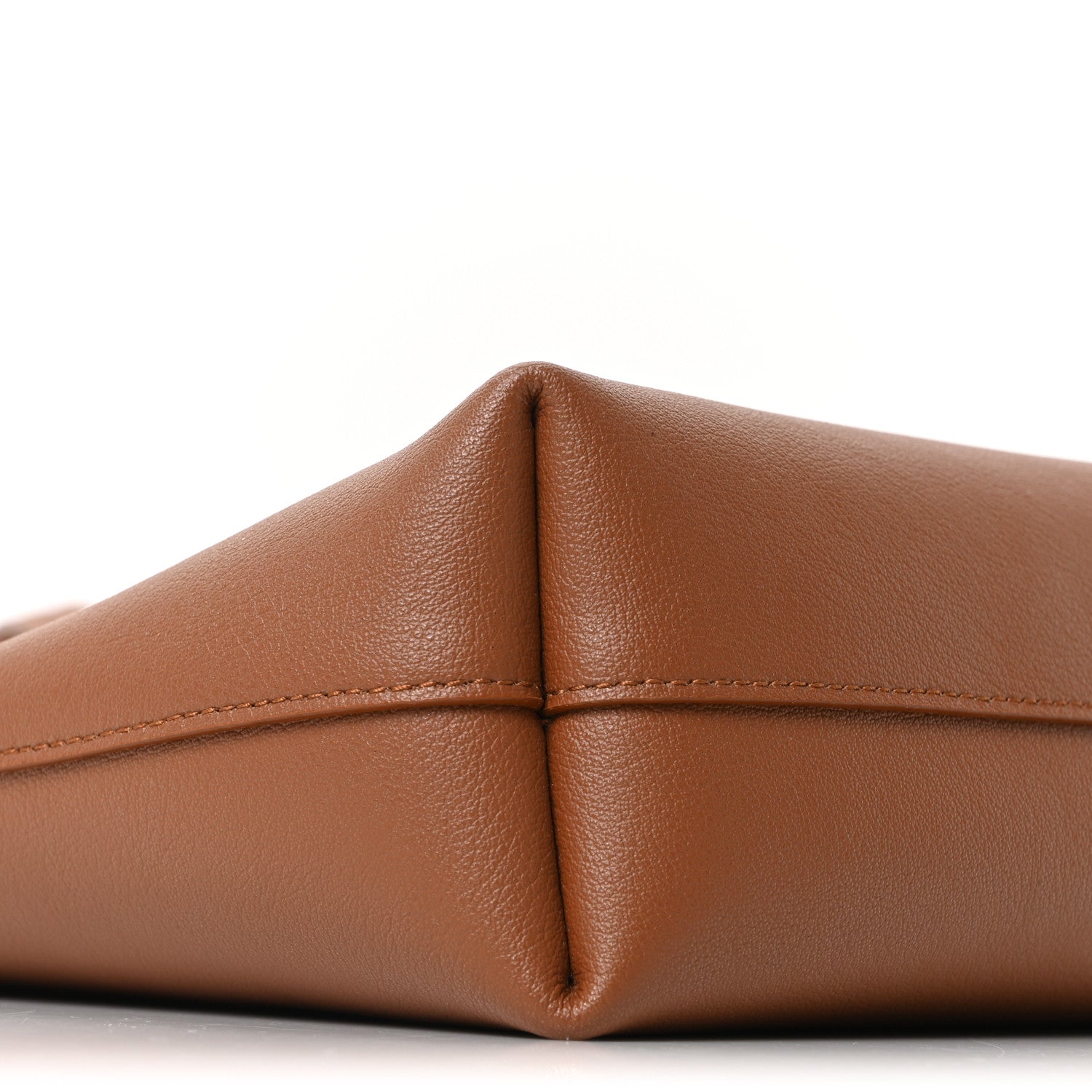 Saint Laurent Calfskin Toy Shopping Tote Dark Tan 9 of 10