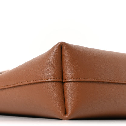 Saint Laurent Calfskin Toy Shopping Tote Dark Tan 9 of 10