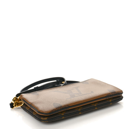 Louis Vuitton Reverse Monogram Giant Double Zip Pochette 4 of 8