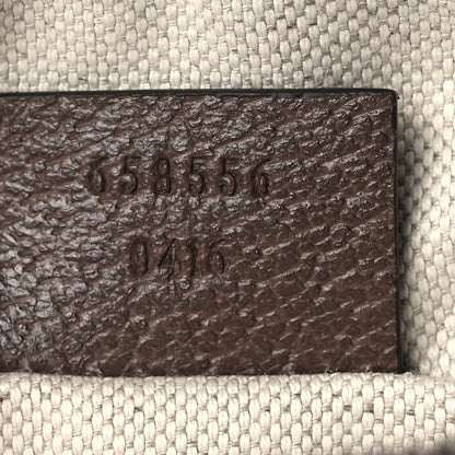 Gucci GG Supreme Monogram Mini Neo Vintage Double Zip Messenger Bag Beige New Acero Crop 7 of 13