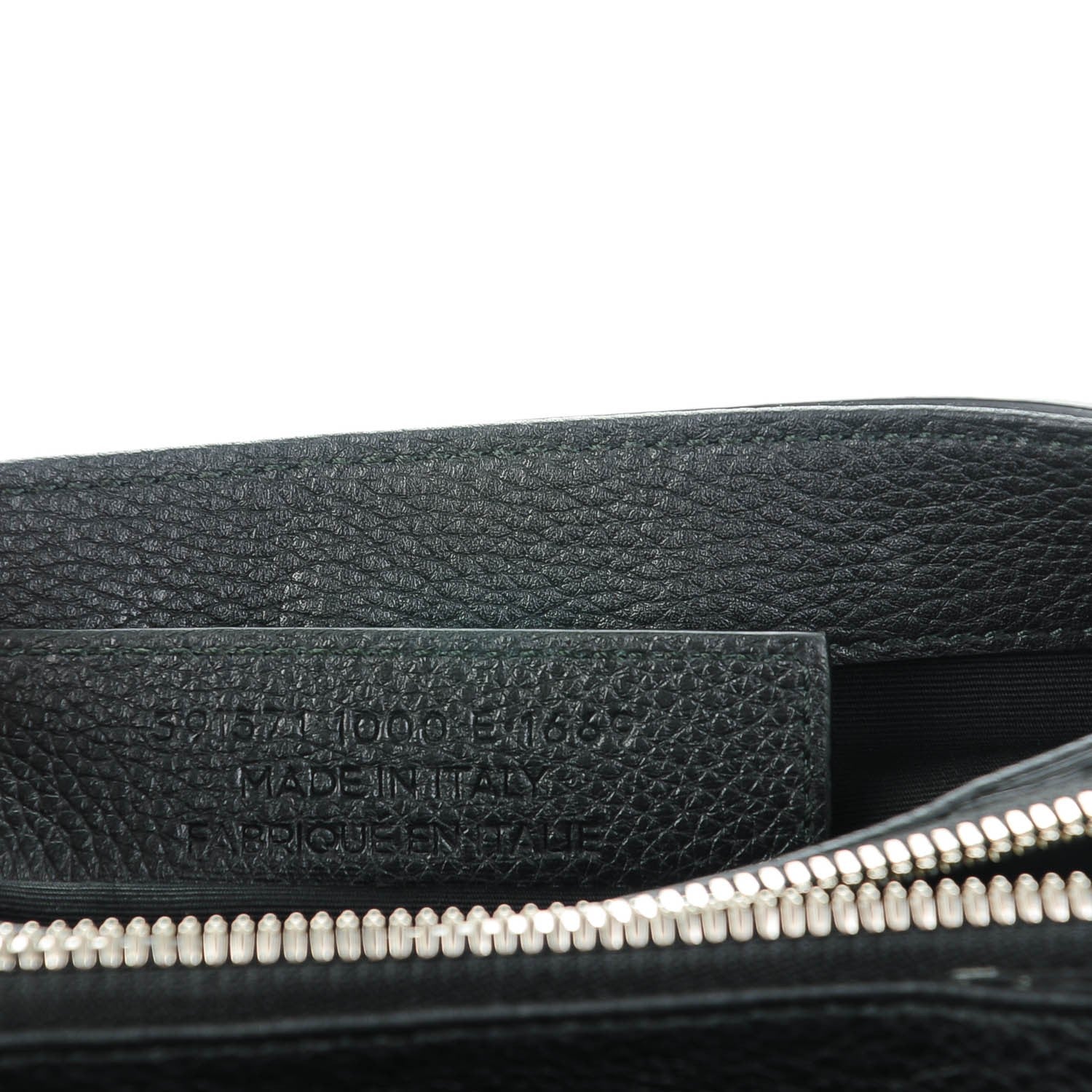 Balenciaga Grained Calfskin Le Dix Mini Soft Cartable Crossbody Black 8 of 8