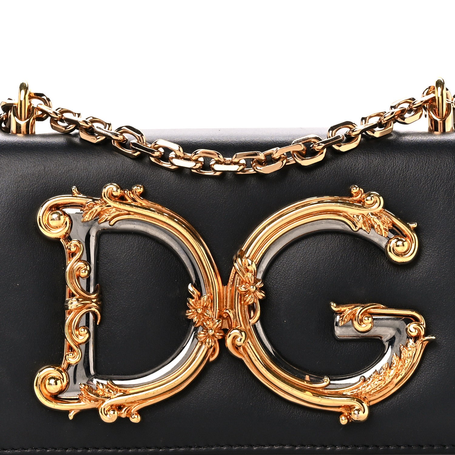 Dolce & Gabbana Nappa DG Girls Shoulder Bag Black 8 of 9