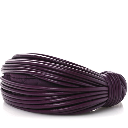 Bottega Veneta Nappa Mini Tubular Double Knot Grape 9 of 10