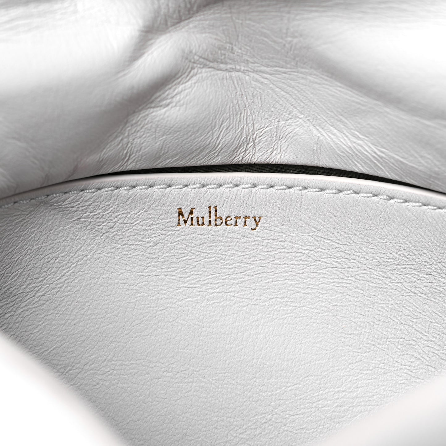 Nappa Pillow Quilted Little Softie Bag White