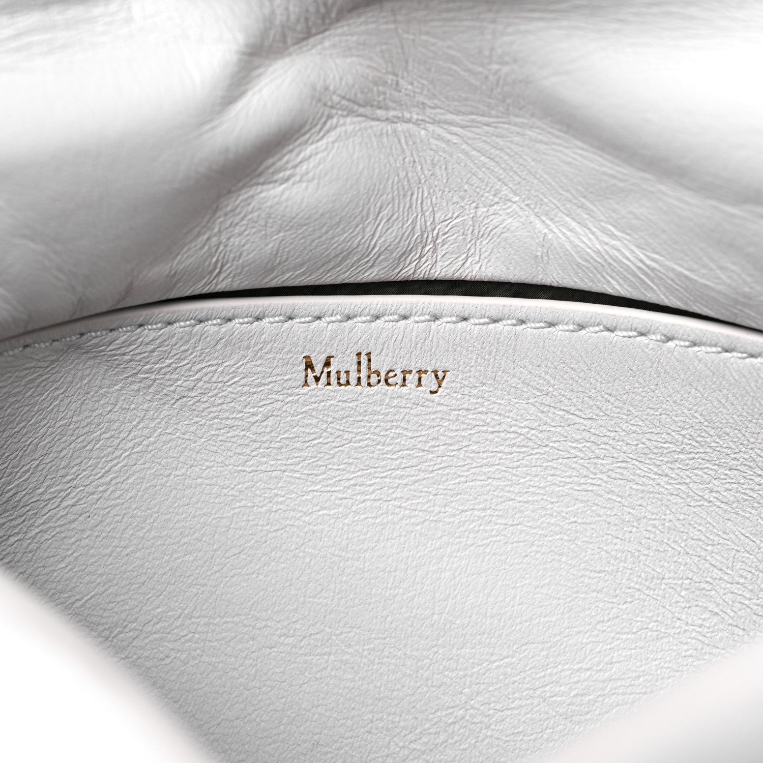 Mulberry Nappa Pillow Quilted Little Softie Bag White 5 of 10