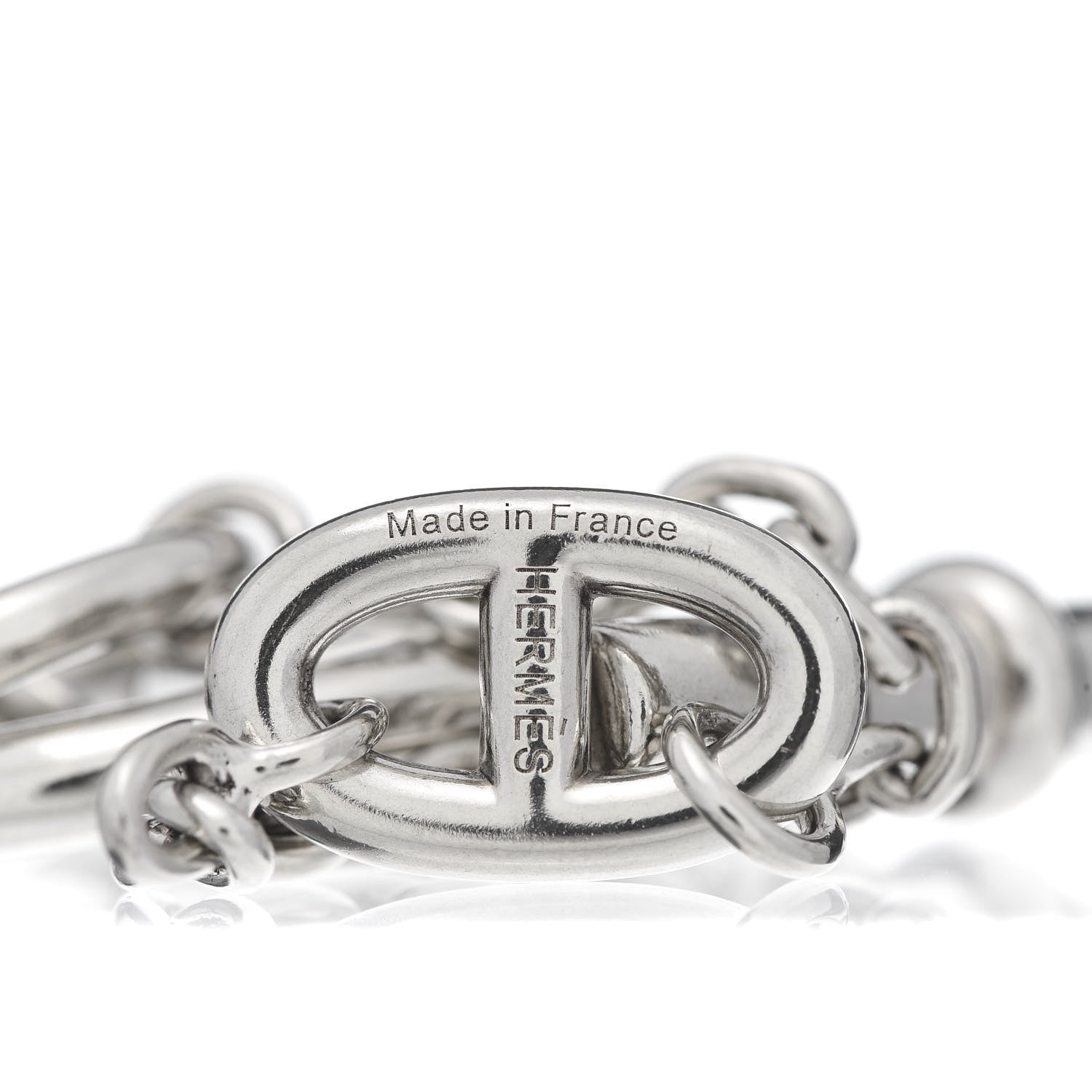 Hermes Sterling Silver Farandole Bracelet LG 4 of 4