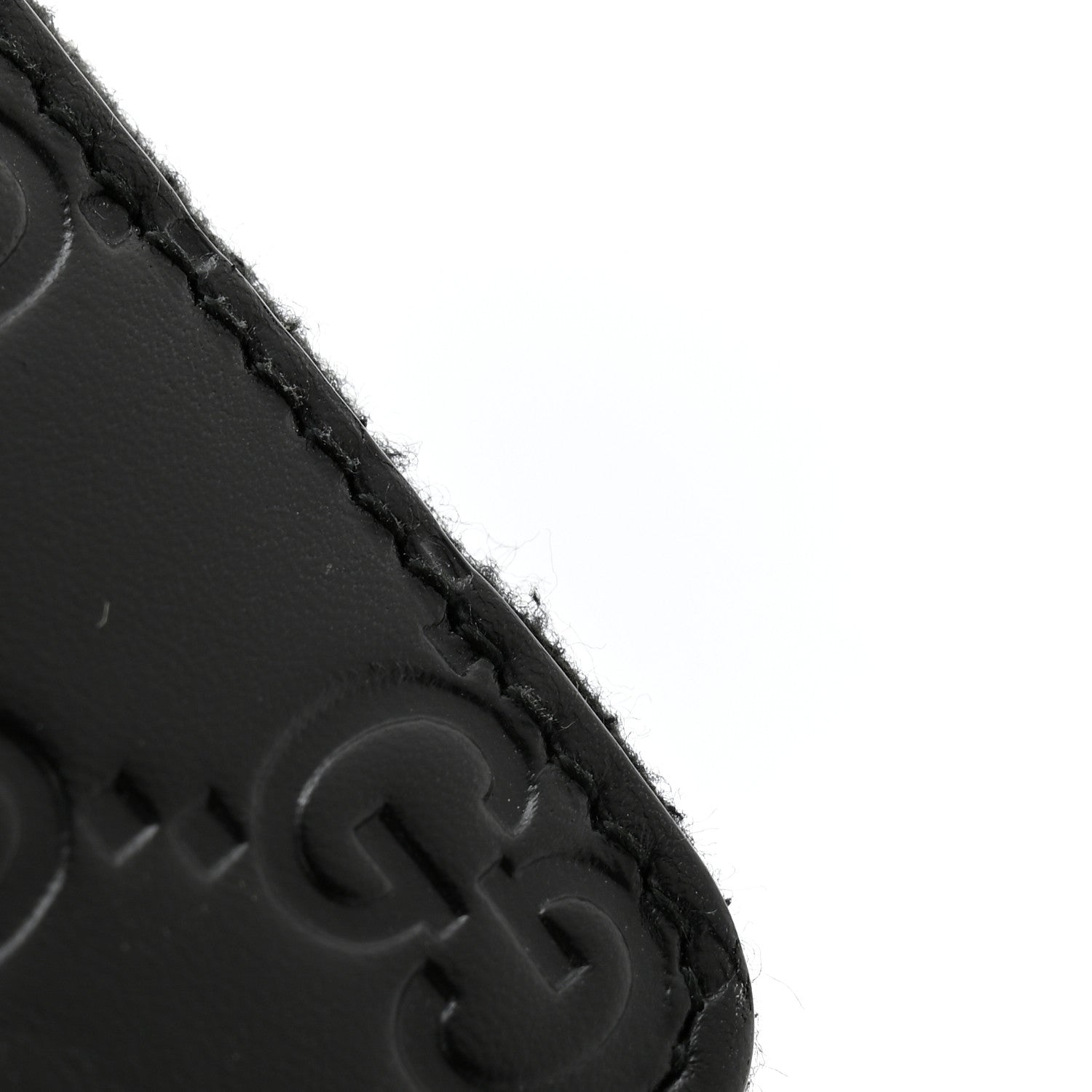 Gucci Guccissima Zip Around Coin Purse Wallet Black 8 of 10