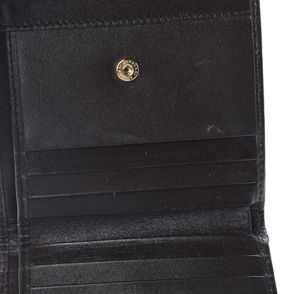 Burberry Haymarket Check Medium Leighton Wallet Chocolate 7 of 14