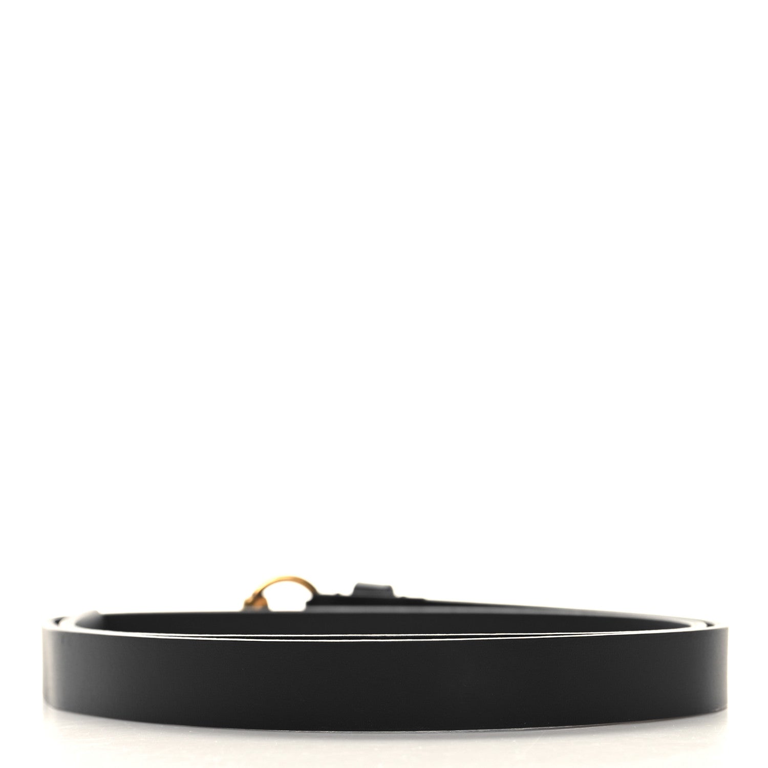 Gucci Calfskin Horsebit Buckle Belt 85 34 Black 2 of 5