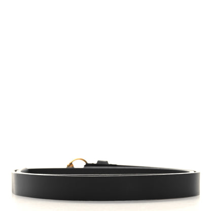 Gucci Calfskin Horsebit Buckle Belt 85 34 Black 2 of 5